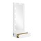 Homeroots 74" White Wood Lighted Freestanding Framed Full Length Mirror 643655 - alternate 5