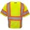 Ironwear Two-Tone Hi-Vis Safety Vest w/Sleeves M Class 3 , Hook & Loop 6 Pockets 1293BRK-L-RD-MD - alternate 2