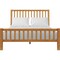 Homeroots Three Piece Oak Solid Wood Bedroom Set 523687 - alternate 6