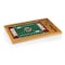 Picnic Time Family Of Brands NCAA Boston College Eagles Football Field Icon Glass Top Cutting Board & Knife Set 910-00-505-054-0 - alternate 2