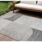 Homeroots 9' X 12' Taupe Beige And Gray Abstract Washable Indoor Outdoor Area Rug 582912 - alternate 1