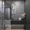 Apollo Tile Gray 10.8 in x 11.5 in Glass Glossy, Matte Floor and Wall Mosaic Tile 8.63 sqft/case, 10PK APLAHX8802A - alternate 6