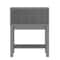 Flash Furniture Dallas Wooden Night Stand, Bedroom Side Table with Storage Drawer and Shelf for Kids in Gray MG-9007-1-NS-GY-GG - alternate 4