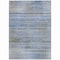 Homeroots 3' X 5' Denim Blue And Sky Blue Striped Washable Indoor Outdoor Area Rug 588046 - alternate 5