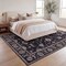 Jonathan Y Arabella Vintage Floral Border Non-Slip Machine-Washable Dark Gray/Multi 9 ft. x 12 ft. Area Rug VOR107G-9 - alternate 5