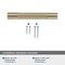 Amerock Bronx 3 in & 3-3/4 in 76mm & 96 mm Center-to-Center Golden Champagne Cabinet Pull BP36557BBZ - alternate 5
