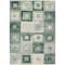 Homeroots 10' X 14' Green And Ivory Geometric Washable Indoor Outdoor Area Rug 605036 - alternate 2