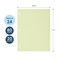 Signature Collection Case of Engineering Covered Notepads, 8.5"x11", 80 sht/book, Green Tinted, Heavyweight Backer Board, PK24 95371CS - alternate 5