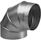 Broan-Nutone 10IN Adjustable Elbow, Galvanized Steel, 30 GA, 10" W, 13-1/4" H 418 - alternate 1