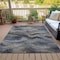 Homeroots 3' X 5' Gray And Silver Abstract Washable Indoor Outdoor Area Rug 631305 - alternate 7