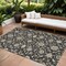 Homeroots 9' X 12' Black Brown And Ivory Moroccan Washable Indoor Outdoor Area Rug 605149 - alternate 1