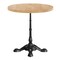 Flash Furniture Bennett 30 in Round Solid Wood Indoor Tabletop in Natural with 22.75 in x 22.75 in GSF-RD30-NAT-SDAT2222-GG - alternate 6