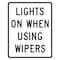 Sign Solutions Usa Traffic Sign, 36 in Width, Aluminum Sign, Vertical Rectangle DUS12DWT3648R16-5 - alternate 1