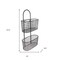 Homeroots Black Metal Wire Hanging Storage 399690 - alternate 2