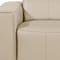 Homeroots 77in Cream and Brown Italian Leather Power Reclining Loveseat With Storage 720544 - alternate 5
