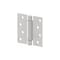 Hager 1750 3 1/2inx3 1/2in Steel Square Corner Full Mortise Residential Spring Hinge, Satin Brass Finish 169985 - alternate 3