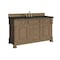 James Martin Vanities Brookfield 60" Single Vanity, Pecan, w/ 3 CM Phantome Eclos Top 547-V60S-PCN-3PHT - alternate 3