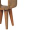 Homeroots 16" Brown Solid Wood Square Nightstand 651554 - alternate 9