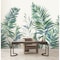 York Wallcoverings Swaying Palms Green and Blue Mural GN2546M - alternate 2