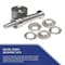 Tarps Now #2(3/8"hole)  Nickel 36 Grommets Per Box Grommet Kits - Nickel Finish TA-GKN-K232-2N - alternate 4
