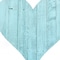 Homeroots 24" Turquoise Reclaimed Wood Heart Wall Decor 384910 - alternate 3