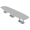 Skutchi Designs Arc Rectangle Meeting Room Table, 45 in W, 192 in L, Grey HAR-AREC-48X192-DOU-U779 - alternate 1