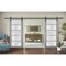 Sartodoors Double Barn Interior Door, 36" x 80", Gray QUADRO4002DB-SSS-36 - alternate 1