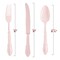 Smarty Had A Party Pink Baroque Disposable Plastic Cutlery Set - 480 Spoons, 480 Forks and 480 Knives, 1440PK 8330-PNK-CS-CASE - alternate 4
