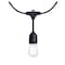 Satco 24 Foot LED String Light 12-S14 Lamps 2700K CCT Black 120V S8020R1 - alternate 4