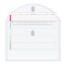 C-Line Products 8-1/2" x 11" Reusable Side Load Clear Poly Envelope with Hook and Loop Closure, 5/PK, 5PK/BX, 4BX/CT 35107-BX - alternate 4