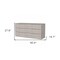 Homeroots 60" Light Gray Four Drawer Double Dresser 478264 - alternate 4
