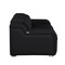 Homeroots 76in Black and Silver Italian Leather Power Reclining Loveseat 633751 - alternate 7