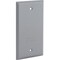 Raco Hubbel Electric Raco Gray Single Gang Blank Switch Plate Cover  5173-0 5173-0 - alternate 1