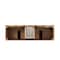 James Martin Vanities Bristol 72" Double Vanity, Saddle Brown, w/ 3 CM Siberian Silestone Top w/FreePower Wireless Charger 157-V72-SBR-FSFR - alternate 4