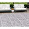 Homeroots 9' X 12' Lavender And Silver Medallion Washable Indoor Outdoor Area Rug 589342 - alternate 1