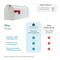 Architectural Mailboxes Elite Post-Mount Mailbox, White E1100WAM - alternate 4