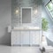 James Martin Vanities Bristol 60" Single Vanity, Bright White, w/ 3 CM Siberian Silestone Top w/FreePower Wireless Charger 157-V60S-BW-FSFR - alternate 5