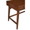 Homeroots 52" Brown Solid Manufactured Wood Writing Desk with Three Drawers 524095 - alternate 5
