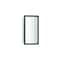 Hansgrohe XtraStoris Individual Wall Niche Matte White with Design Frame 12"x 6"x 4" in Brushed Black Chrome 56096340 - alternate 1