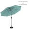 Pure Garden 10-Foot Outdoor Patio Umbrella with Auto-Tilt, Dusty Green 50-LG1043B - alternate 1