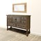 Homeroots 63" Brown Solid Wood Six Drawer Triple Dresser 524545 - alternate 3
