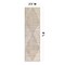 World Rug Gallery Modern Geometric Runner Rug 2 ft 3 in x 8 ft Beige WR91BEIGE2X8 - alternate 4