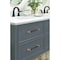 Amerock Overton 8-13/16 in 224 mm Center-to-Center Brushed Matte Black/Brushed Gold Cabinet Pull BP36684BMBBGL - alternate 3