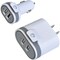 Siig Fast Charging Usb Wall Charger & Car Charger Bundle Pack - White AC-PW1A22-S1 - alternate 2