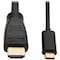 Tripp Lite USB C to HDMI Adapter Cable USB 3.1 4K at 60Hz M/M USB-C Black 15ft U444-015-H4K6BM - alternate 1