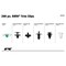 Performance Tool 290 pc. BMW Trim Clip Assortment, Retainers Fasteners Clips, OEM Nylon W5248 - alternate 3