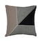 Homeroots 24" Black and White Geometric Cotton Throw Pillow  With Embroidery 549397 - alternate 4