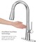 Brondell Jema High Efficiency Touchless Pull Down Kitchen Faucet - SpotClear Stainless Steel KFS15-SRS - alternate 4