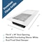 Sierra Grates 6 in. H X 14 in. W 2-Way 45 Degree Louvered, Steel, White Floor Register TWF614-WHT - alternate 3