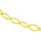 Mr. Chain 2" x 25' Yellow Gothic Plastic Safety Chain 53002-25 - alternate 1